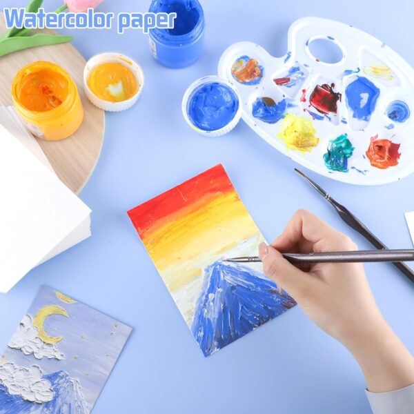 120 Sheets Watercolor Paper Bulk (4 x 6 Inch) - Image 4
