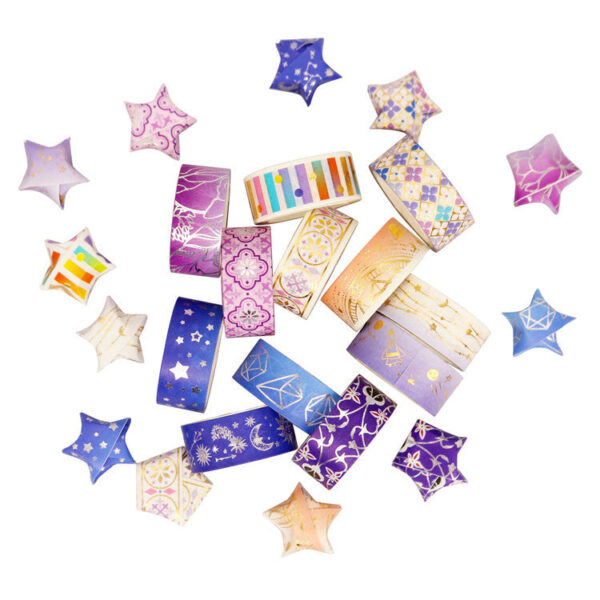 Starry Night Washi Tape Set 12 Rolls