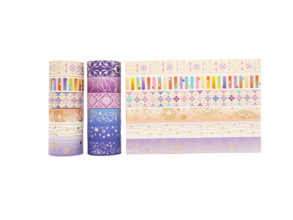 Starry Night Washi Tape Set 12 Rolls