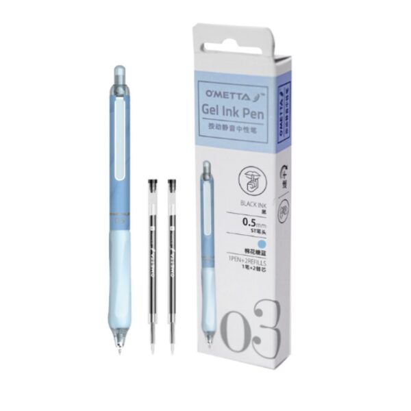 Beifa Ometta-03 0.5mm Gel Ink Pen-1 pen with 2 refills