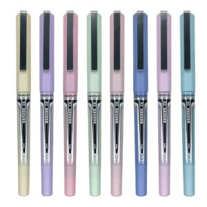 Beifa R3 Straight Liquid Ball Pen Pack of 8