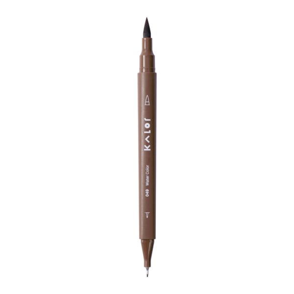 Kalor Watercolor Dual Tip Brush Pens 6 Pack