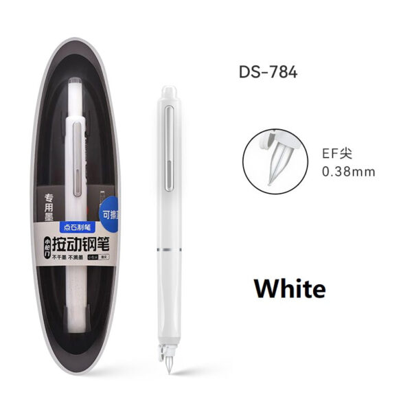 Retractable Fountain Pen 0.38mm Extra Fine Nib - Image 2