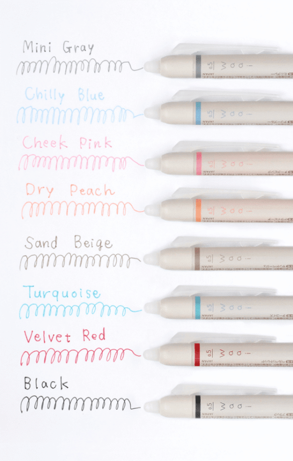 Pilot Waai Frixion Erasable Ballpoint Pen 8 Colors Full Set - Image 2